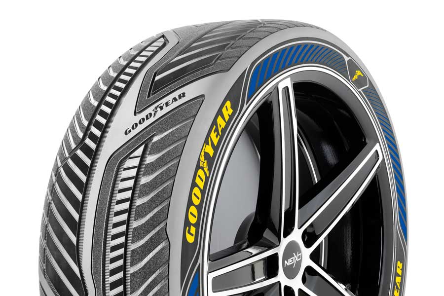 Goodyear Tire & Rubber Company ha develado dos nuevos neumáticos prototipo que podrían revolucionar el futuro de los vehículos