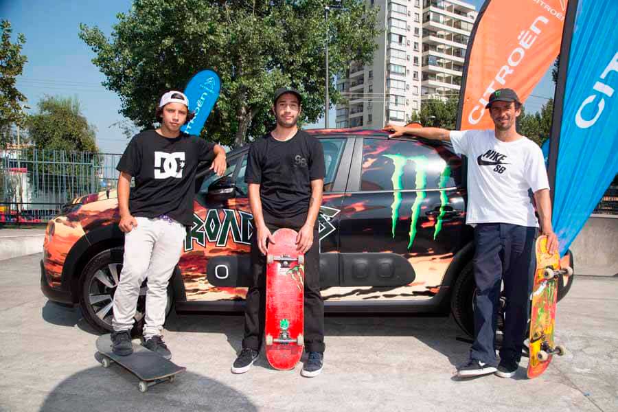 Citroën busca los mejores skaters de Chile