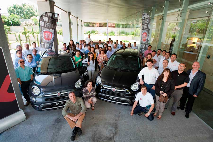 Fiat realiza capacitación del 500 X, con el objetivo de contar con el mejor equipo profesional