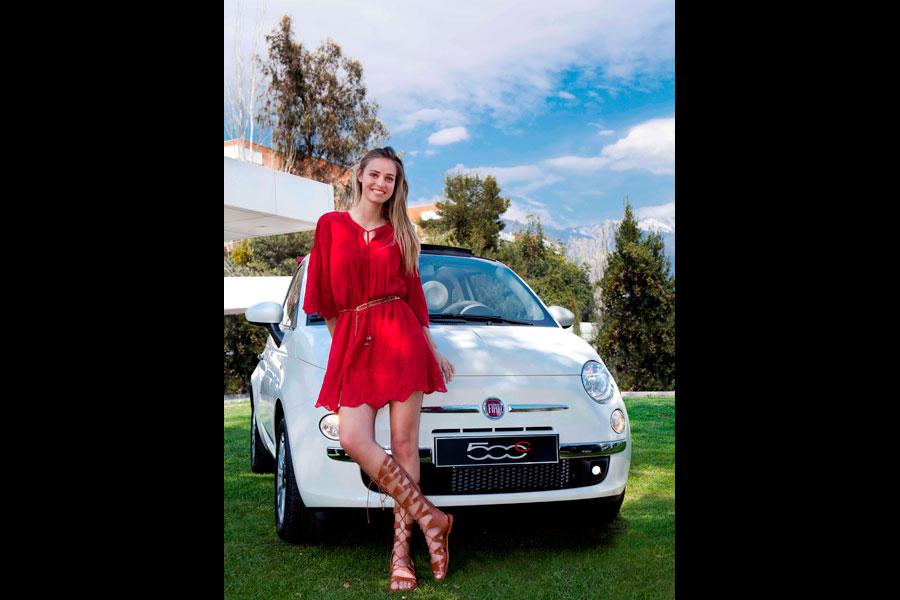 Fiat se sube a la pasarela de la moda, con nueva representante de la marca Fiat se sube a la pasarela de la moda, con nueva representante de la marca