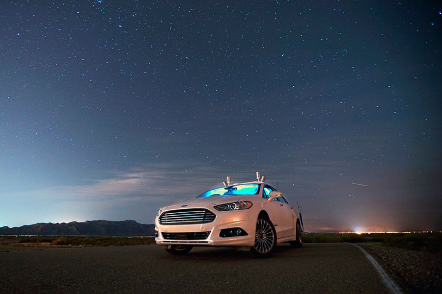 Ford prueba el Fusion autónomo en total oscuridad en Arizona, Estados Unidos
