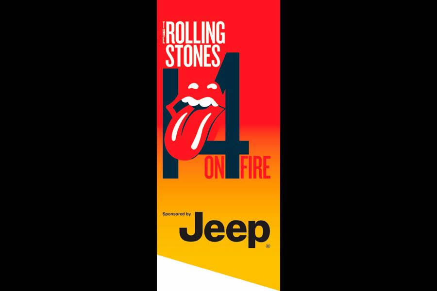 jeep patrocina gira de la banda de rock Rolling Stone 